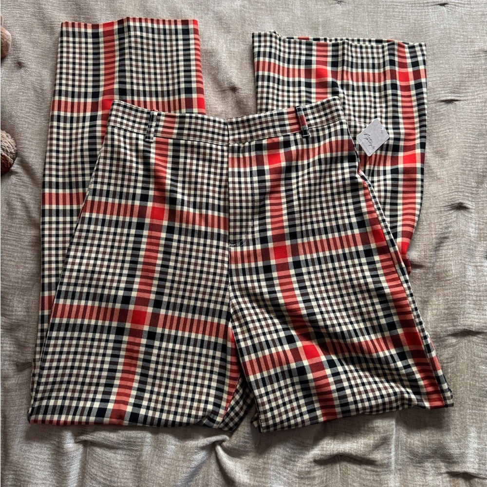 Stylish Checkered Free People Pants